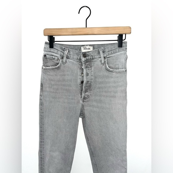 AGOLDE Gray Nico High-Rise Skinny Jeans Size 26 - Picture 8 of 14
